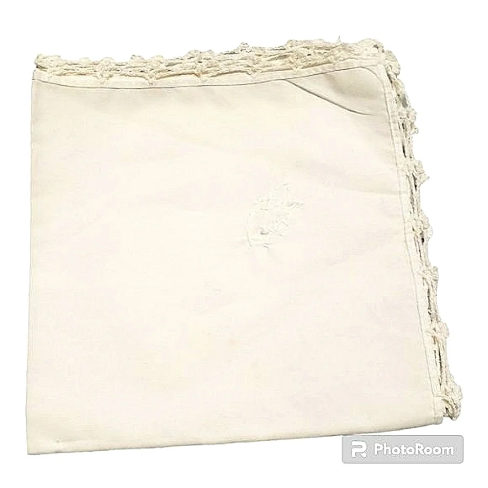 Loop Edge set of 8 cream cloth Napkin 14